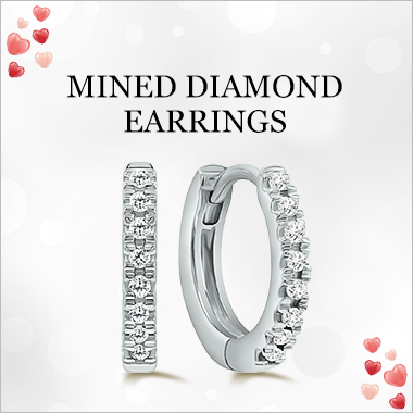 Mined Diamond Earrings