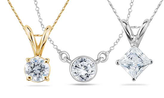 Solitaire Pendants